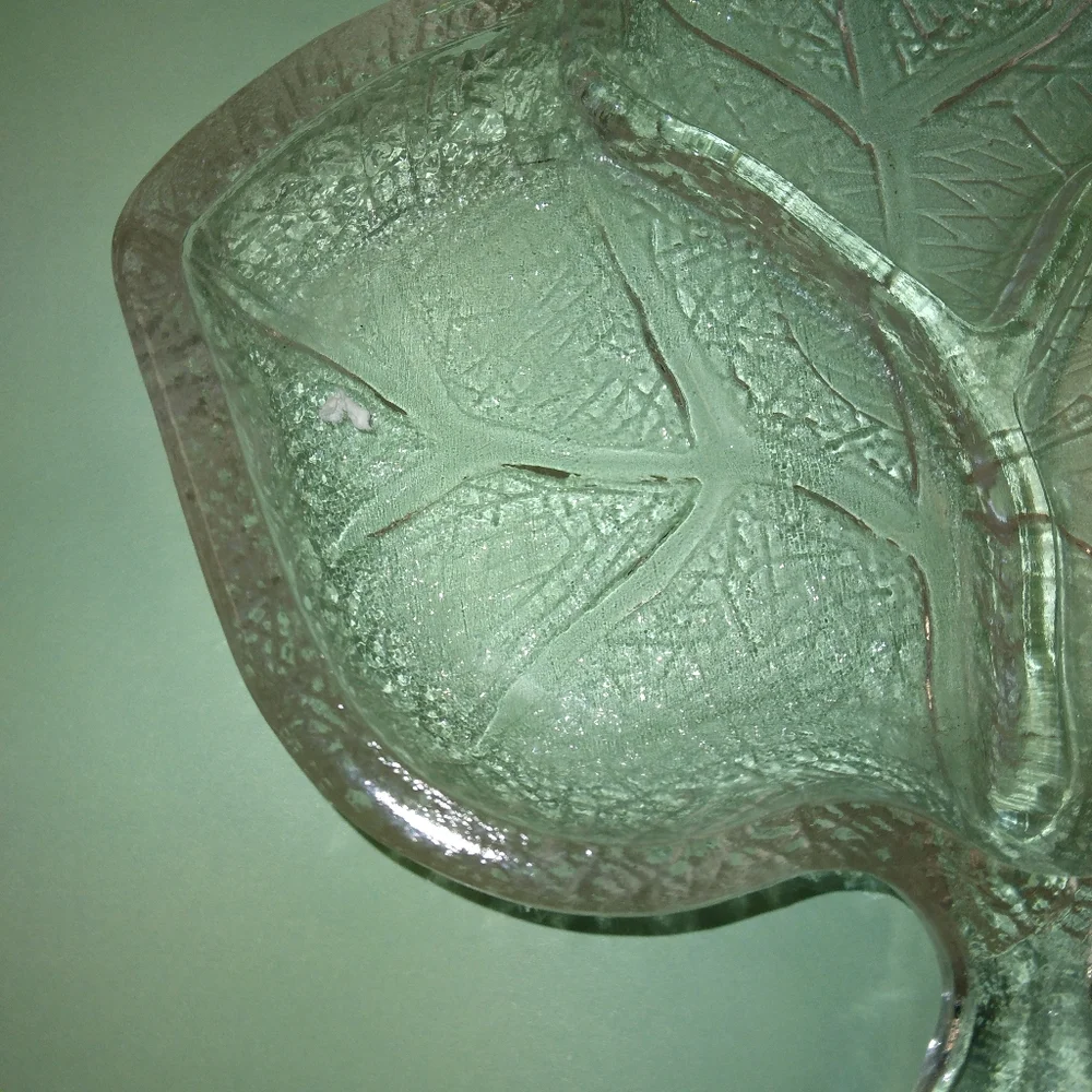 Vintage Pressed Leaf Dish